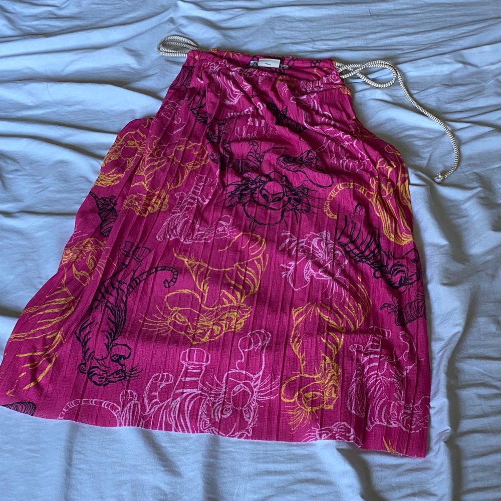 Zara Disney Pink Halter top with Jungle book tiger Print